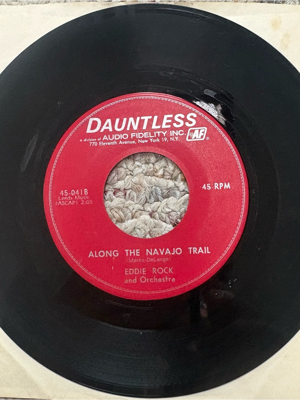Eddie Rock So Much To Be Thankful For Rare 45 RPM Rockabilly, Ballad VG